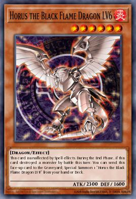 Horus the Black Flame Dragon LV6 SOD-EN007