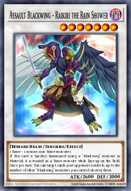 Assault Blackwing - Raikiri the Rain Shower DOCS-EN047