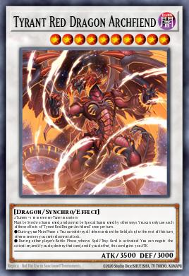 Tyrant Red Dragon Archfiend TDIL-EN050