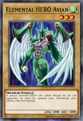 Elemental HERO Avian TLM-EN001