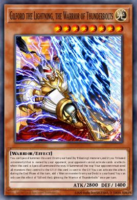 Gilford the Lightning, the Warrior of Thunderbolts