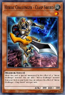 Heroic Challenger - Clasp Sword NUMH-EN011