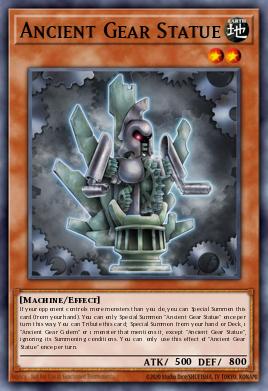 Ancient Gear Statue 045