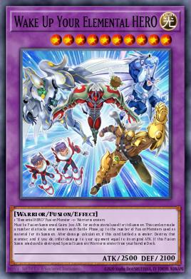 Wake Up Your Elemental HERO 014