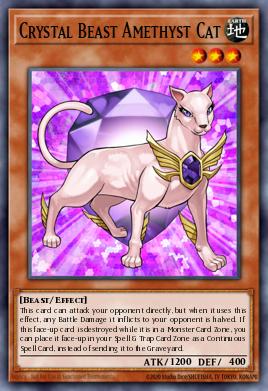 Crystal Beast Amethyst Cat FOTB-EN002