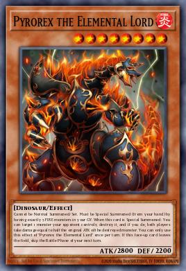 Pyrorex the Elemental Lord CBLZ-EN040