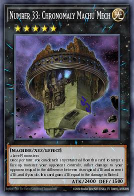 Number 33: Chronomaly Machu Mech 043