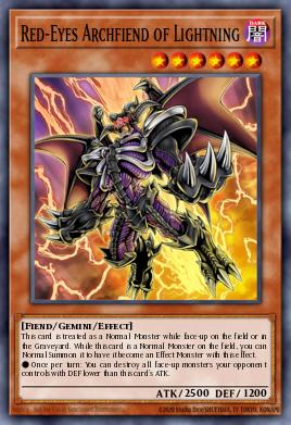 Red-Eyes Archfiend of Lightning CORE-EN023