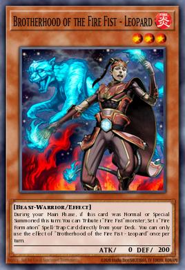Brotherhood of the Fire Fist - Leopard LTGY-EN027