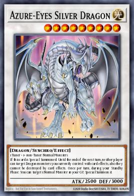Azure-Eyes Silver Dragon SDBE-EN040