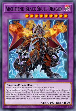 Archfiend Black Skull Dragon 048