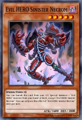 Evil HERO Sinister Necrom LED5-EN014