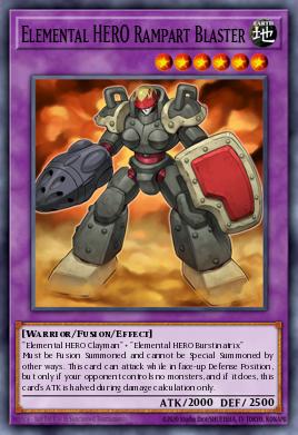 Elemental HERO Rampart Blaster EEN-EN033