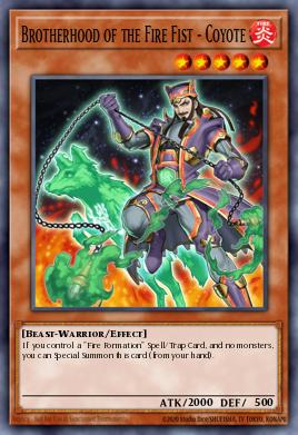 Brotherhood of the Fire Fist - Coyote LTGY-EN082
