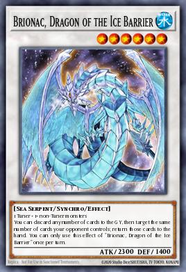 Brionac, Dragon of the Ice Barrier HA01-EN022