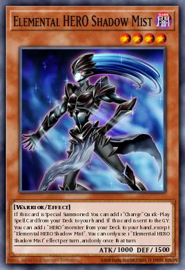 Elemental HERO Shadow Mist SDHS-EN001