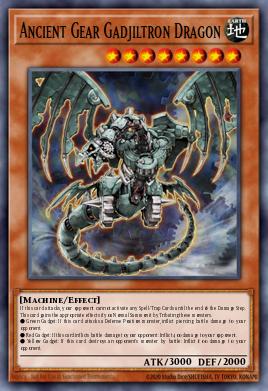 Ancient Gear Gadjiltron Dragon SD10-EN001