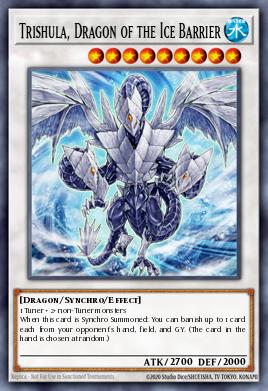 Trishula, Dragon of the Ice Barrier DT04-EN092