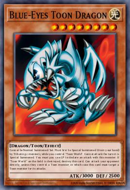 Blue-Eyes Toon Dragon MRL-000
