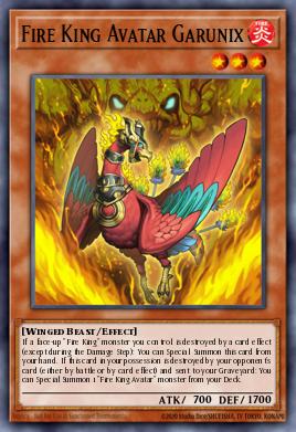 Fire King Avatar Garunix LTGY-EN034