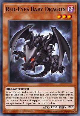 Red-Eyes Baby Dragon LEDU-EN001