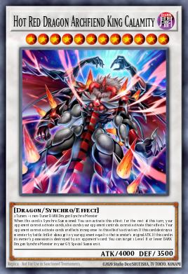 Hot Red Dragon Archfiend King Calamity SHVI-EN097