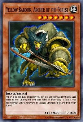 Yellow Baboon, Archer of the Forest 084