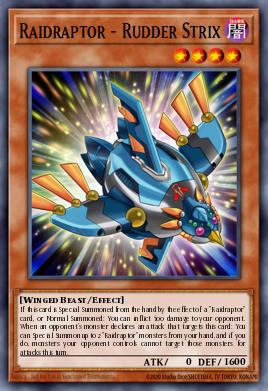 Raidraptor - Rudder Strix BLLR-EN014