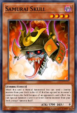 Samurai Skull COTD-EN081