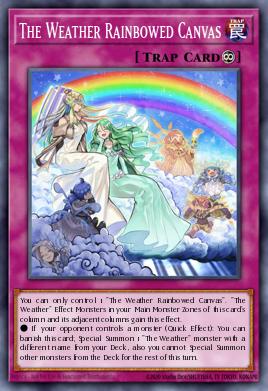 The Weather Rainbowed Canvas DANE-EN073