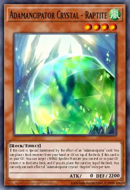 Adamancipator Crystal - Raptite 005