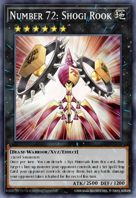 Number 72: Shogi Rook YZ05-EN001