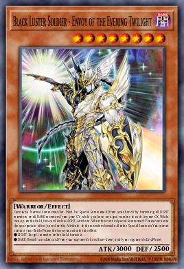 Black Luster Soldier - Envoy of the Evening Twilight JUMP-EN069