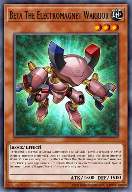 Beta The Electromagnet Warrior SDMY-EN002