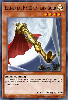 Elemental HERO Captain Gold FOTB-EN014