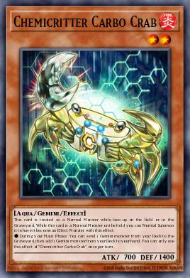 Chemicritter Carbo Crab INOV-EN024