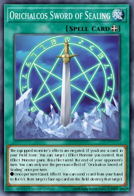 Orichalcos Sword of Sealing MAMO-EN022