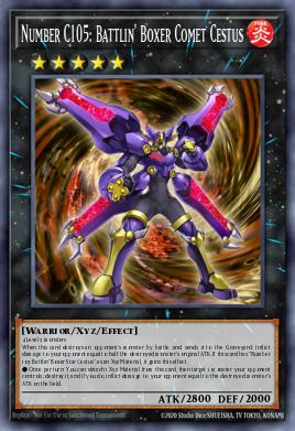 Number C105: Battlin' Boxer Comet Cestus LTGY-EN052
