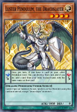 Luster Pendulum, the Dracoslayer CORE-EN025