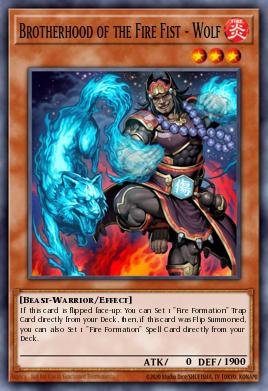 Brotherhood of the Fire Fist - Wolf LTGY-EN026