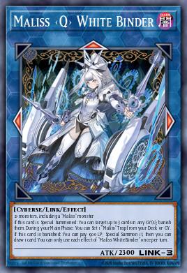 Maliss <Q> White Binder CRBR-EN019
