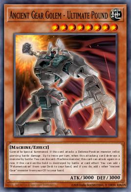 Ancient Gear Golem - Ultimate Pound 099
