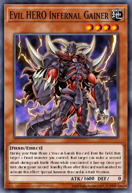 Evil HERO Infernal Gainer GLAS-EN004