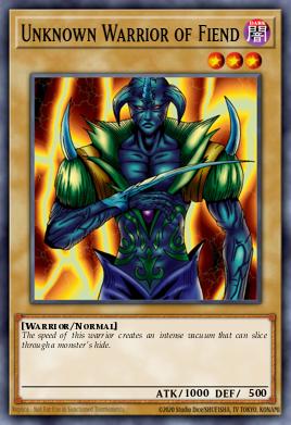 Unknown Warrior of Fiend SDK-017