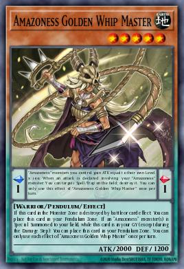 Amazoness Golden Whip Master 093